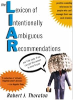 Front cover of The Lexicon of Intentionally Ambiguous Recommendations